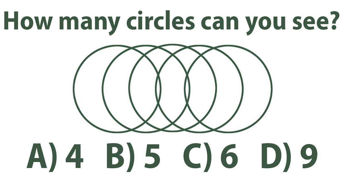 How many circles can you see?