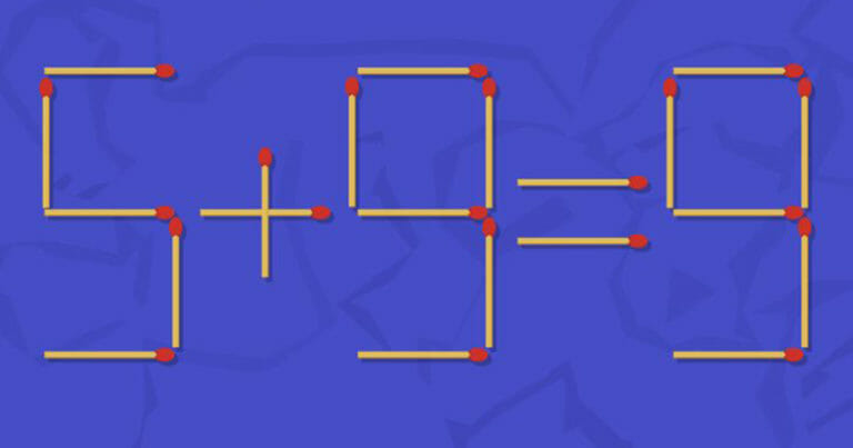 Kluring: Väldigt få kan lösa det här talet genom att bara flytta en ...